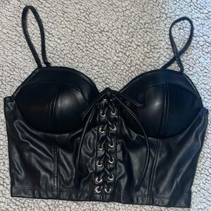 !LAST CHANCE! Donating soon! 
NWT lace up bustier size M *NEW LISTING*